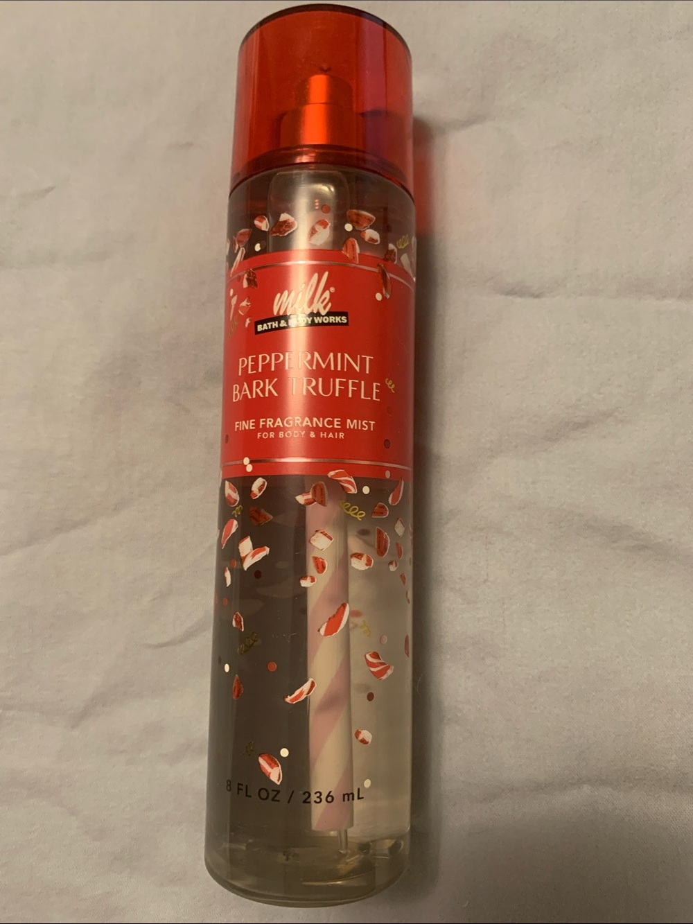 Bath & Body Works Peppermint Bark Truffle Fine Fragrance Mist - Red